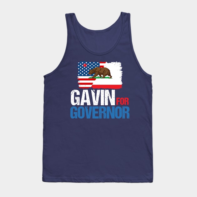 Gavin for Governor California Election Tank Top by epiclovedesigns